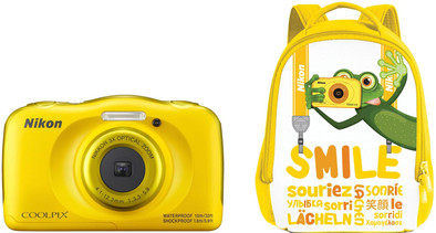 Nikon Coolpix W100 Backpack kit Geel is nooit meer leverbaar
