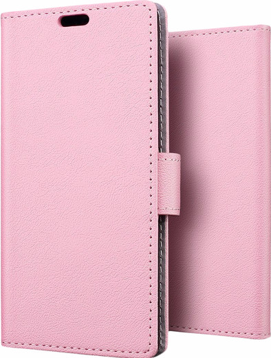 Just in Case Wallet Asus Zenfone 4 Selfie Book Case Roze is nooit meer leverbaar