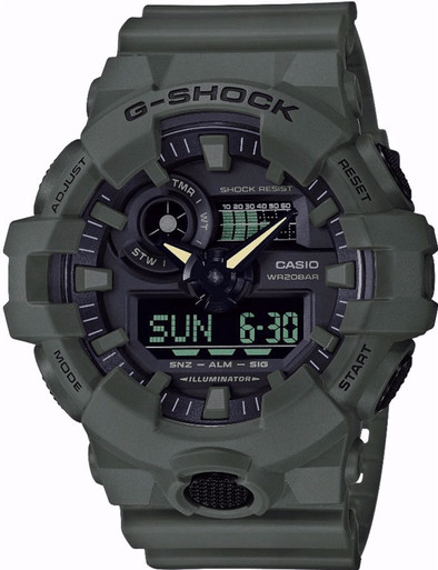 Le produit Casio G-Shock Classic GA-700UC-3AER ne sera plus jamais disponible