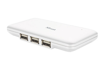 Trust 7 Poorts Slimline USB 2.0 Hub + Power Adapter is nooit meer leverbaar