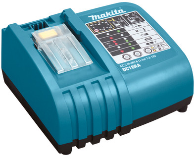 Makita Oplader voor Li-Ion en Ni-MH 9,6-18 V DC18RA is nooit meer leverbaar