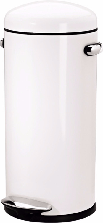 Le produit Simplehuman Retro Stepcan 30 Litres Blanc ne sera plus jamais disponible