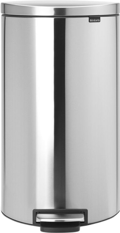 Le produit Brabantia Poubelle à Pédale FlatBack 30 Litres Acier Inoxydable Mat Anti-Traces de Doigts ne sera plus jamais disponible