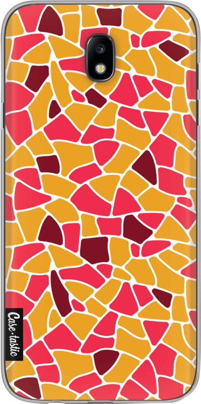 Casetastic Softcover Samsung Galaxy J7 (2017) Yellow Mosaic is nooit meer leverbaar