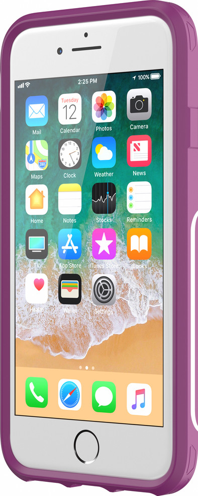 Griffin Survivor Strong Apple iPhone 6 Plus/6s Plus/7 Plus/8 Plus Back Cover Roze/Wit is nooit meer leverbaar