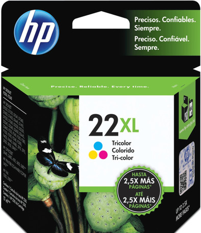 HP 22XL Combo Pack 3-Kleuren (C9352CE) is nooit meer leverbaar