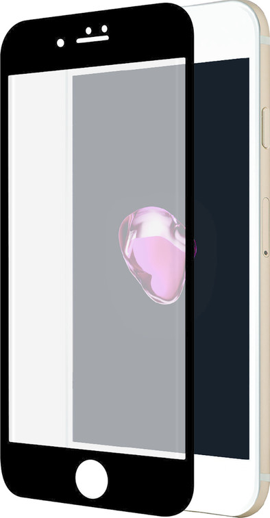 Azuri Apple iPhone 7 screenprotector Gehard Glas Zwart is nooit meer leverbaar