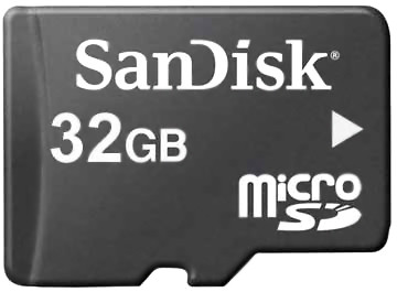 SanDisk Micro SDHC 32 GB is nooit meer leverbaar