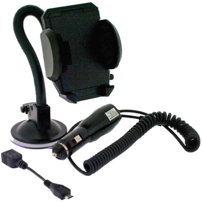 Adapt Car Holder + MicroUSB & MiniUSB Autolader is nooit meer leverbaar