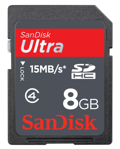 SanDisk SDHC 8 GB Ultra is nooit meer leverbaar
