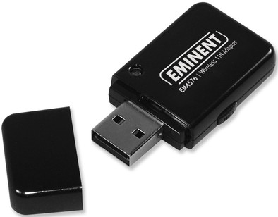 Eminent EM4576 Draadloze USB Adapter 300N is nooit meer leverbaar