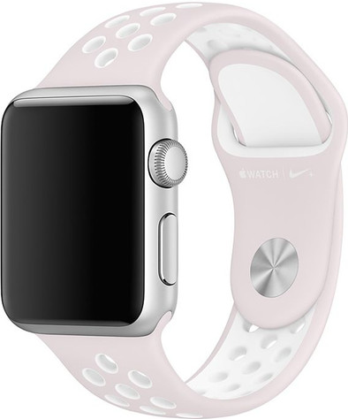 Apple Watch 42mm Polsband Nike Sport Licht Violet/Wit is nooit meer leverbaar