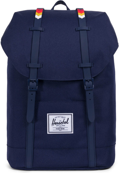 Herschel Retreat Peacoat/Rainbow Chevron is nooit meer leverbaar