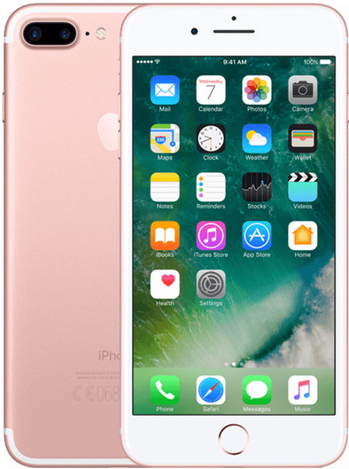 Apple iPhone 7 Plus 128 GB Rose Gold is nooit meer leverbaar