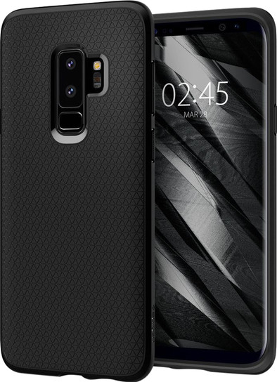 Spigen Liquid Air Samsung Galaxy S9 Plus Back Cover Zwart is nooit meer leverbaar