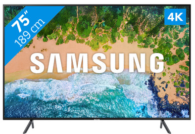 Samsung UE75NU7100 is nooit meer leverbaar