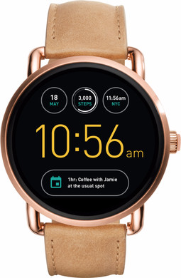 fossil q wander rose