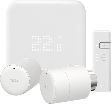Tado Smart Thermostat V3+ Starter Pack + 2 Radiator Knobs