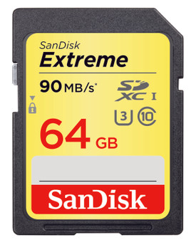 Sandisk SDXC Extreme 64 Go 90 MB/s Class 10