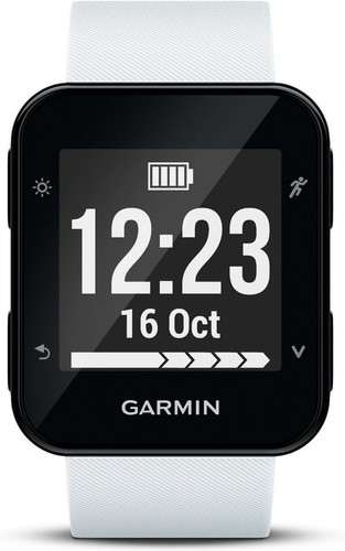 white garmin forerunner 35
