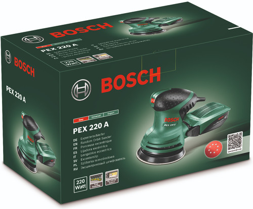 Bosch PEX 400 AE + Papier Abrasif 125 mm (25x) - Coolblue - avant