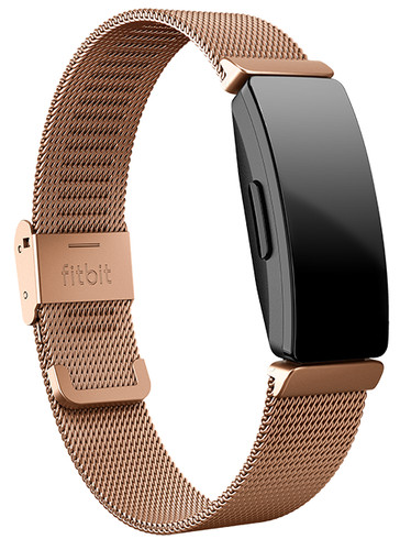 fitbit inspire hr rose gold band