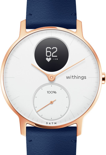 withings steel hr limited edition 36mm black & champagne gold