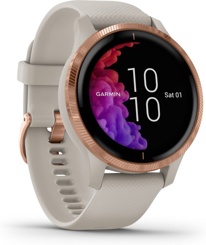 Garmin Venu Rosé Goud/Beige - Coolblue - Voor 23.59u, morgen in huis