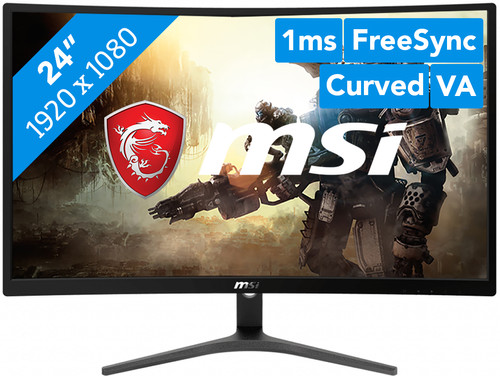 Msi Optix G241vc Coolblue Avant 23 59 Demain Chez Vous