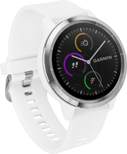 garmin vivoactive 3 white stainless
