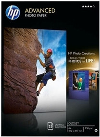 HP Advanced Glossy Photo Paper 25 sheets (A4) Main Image