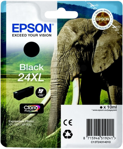 Epson 24XL Cartridge Black Main Image