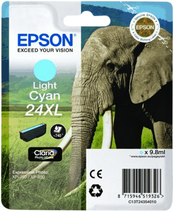 Epson 24XL Cartouche Cyan Clair Main Image