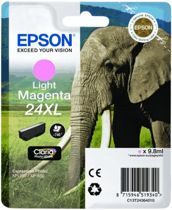 Epson 24XL Cartridge Lichtmagenta Main Image