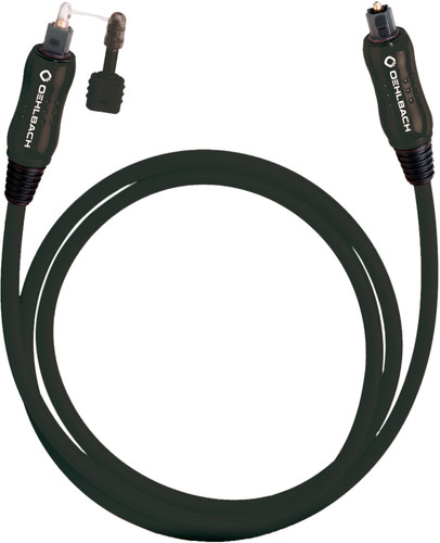 Oehlbach 6005 Red Opto Star 200 Câble Toslink 2m Noir/Rouge