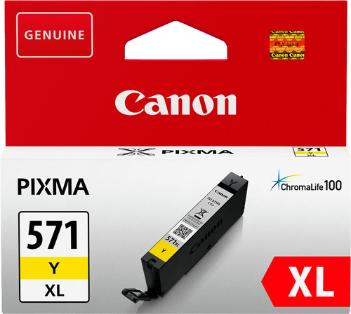 Canon CLI-571XL Cartridge Yellow Main Image