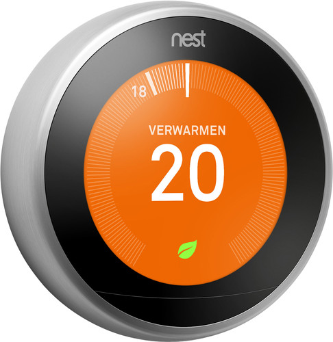 Google Nest Thermostaat Zilver Main Image