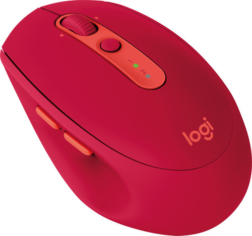 Logitech M590 Multi-Device Silent Draadloze Muis Rood - Coolblue - Voor ...
