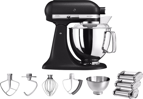 artisan food mixer with pasta attachment