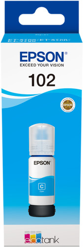 Epson 102 Ink Bottle Cyan Main Image