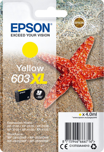 Epson 603XL Cartouche Jaune Main Image