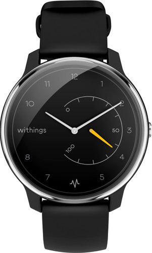 Withings Move ECG Zilver/Zwart - Coolblue - Voor 23.59u, morgen in huis
