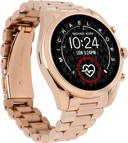 mk smartwatch rose gold price