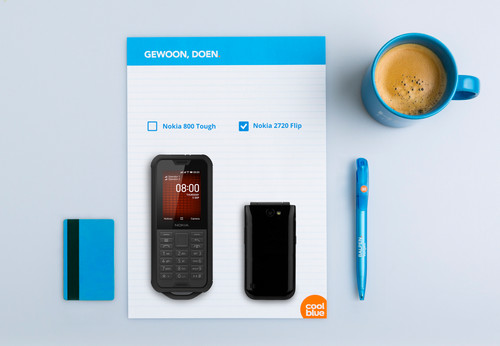 Nokia 2720 Flip Black visual Coolblue
