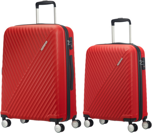 american tourister spinner 55cm red