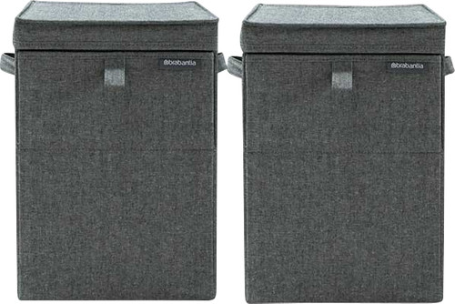 Brabantia 2 Wasboxen 35 liter - Pepper Black Main Image