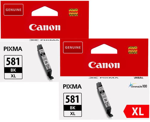 Canon CLI-581XL Cartridges Black Duo Pack Main Image