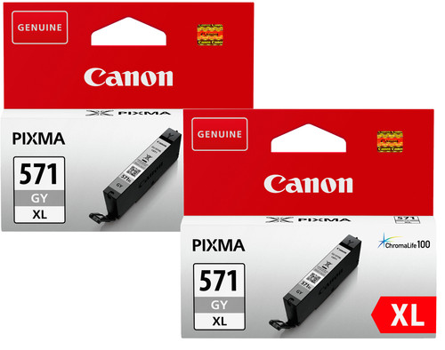 Canon CLI-571XL Cartridges Grijs Duo Pack Main Image