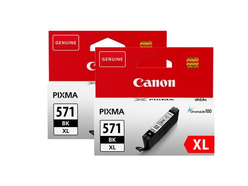 Canon CLI-571XL Cartridges Photo Black Duo Pack Main Image