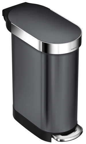 Simplehuman Slim 45 liter Zwart - Coolblue - Voor 23.59u, morgen in huis